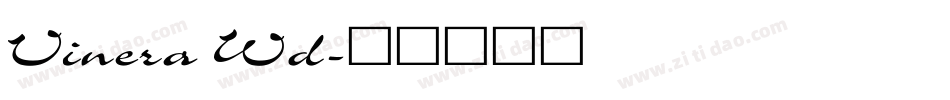 Vinera Wd字体转换